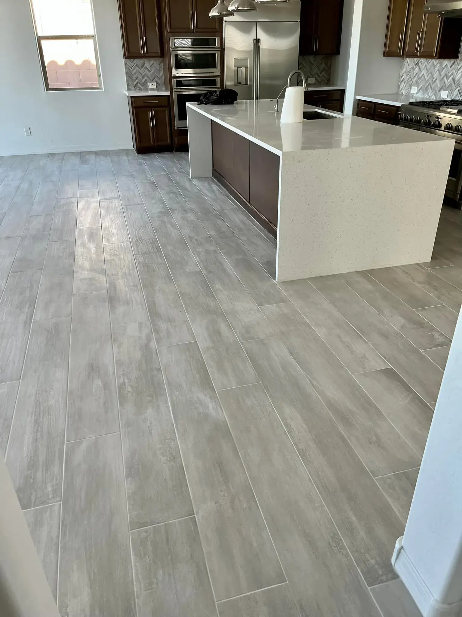 Full bathroom remodel by Zona Floors in an Arizona home — placeholder image until project photo is available